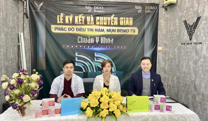 Lễ kí kết Chuyển giao phác đồ điều trị mụn nám chuẩn y khoa Bemo 7S